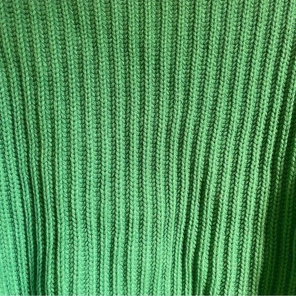 NEW Code x Mode Nordstrom Green Thick Knit Ribbed Cardigan - Picture 8 of 9